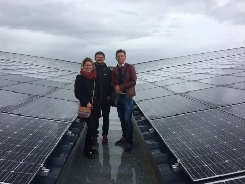 Lorient et Plymouth parc panneaux solaires