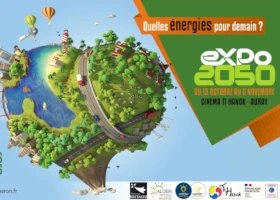 affiche promotionnelle exposition 2050 quelle énergie