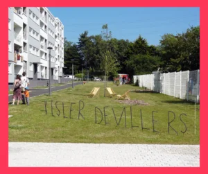 Optim’ism réalise la végétalisation du mail central de la cité HLM Kesler-Devillers