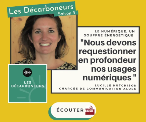 Declaration 'numérique, gouffre énergétique' Lucille Hutchinson