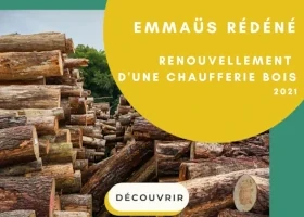 affiche Hemaüs Rédéné renouvellement chaufferie bois