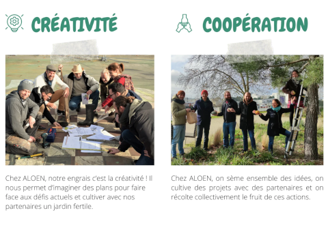 Affiche 2 valeurs ALOEN