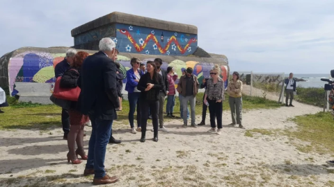 Rassemblement sur la plage
