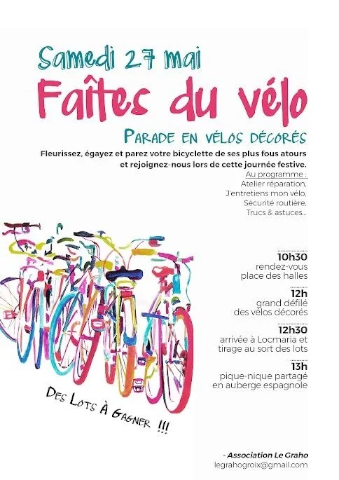 Affiche Faîtes du vélo